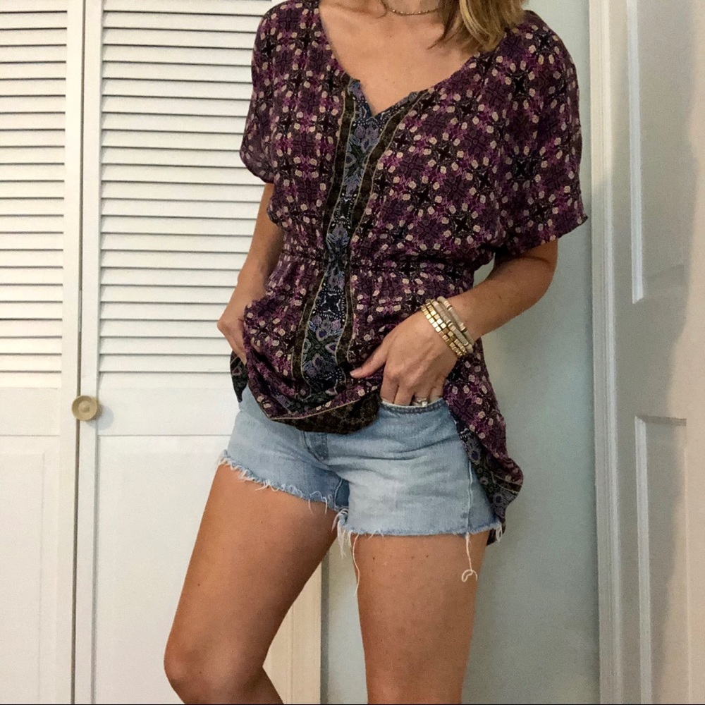 Anthropologie Fei 100% Silk Penthesilia Tunic Top/Dress